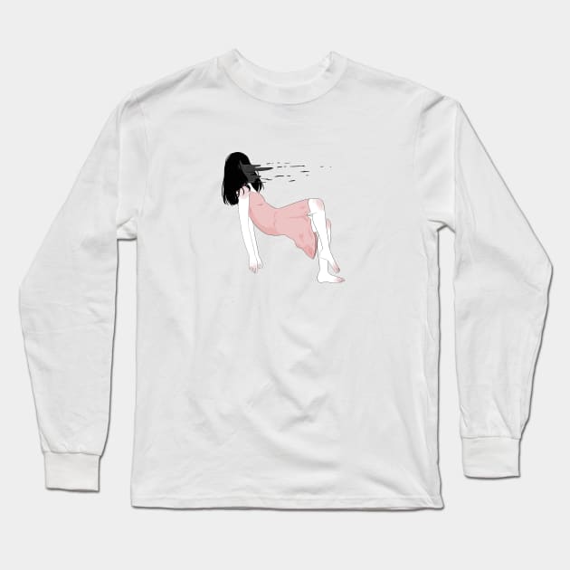 drained out Long Sleeve T-Shirt by NayaIsmael1